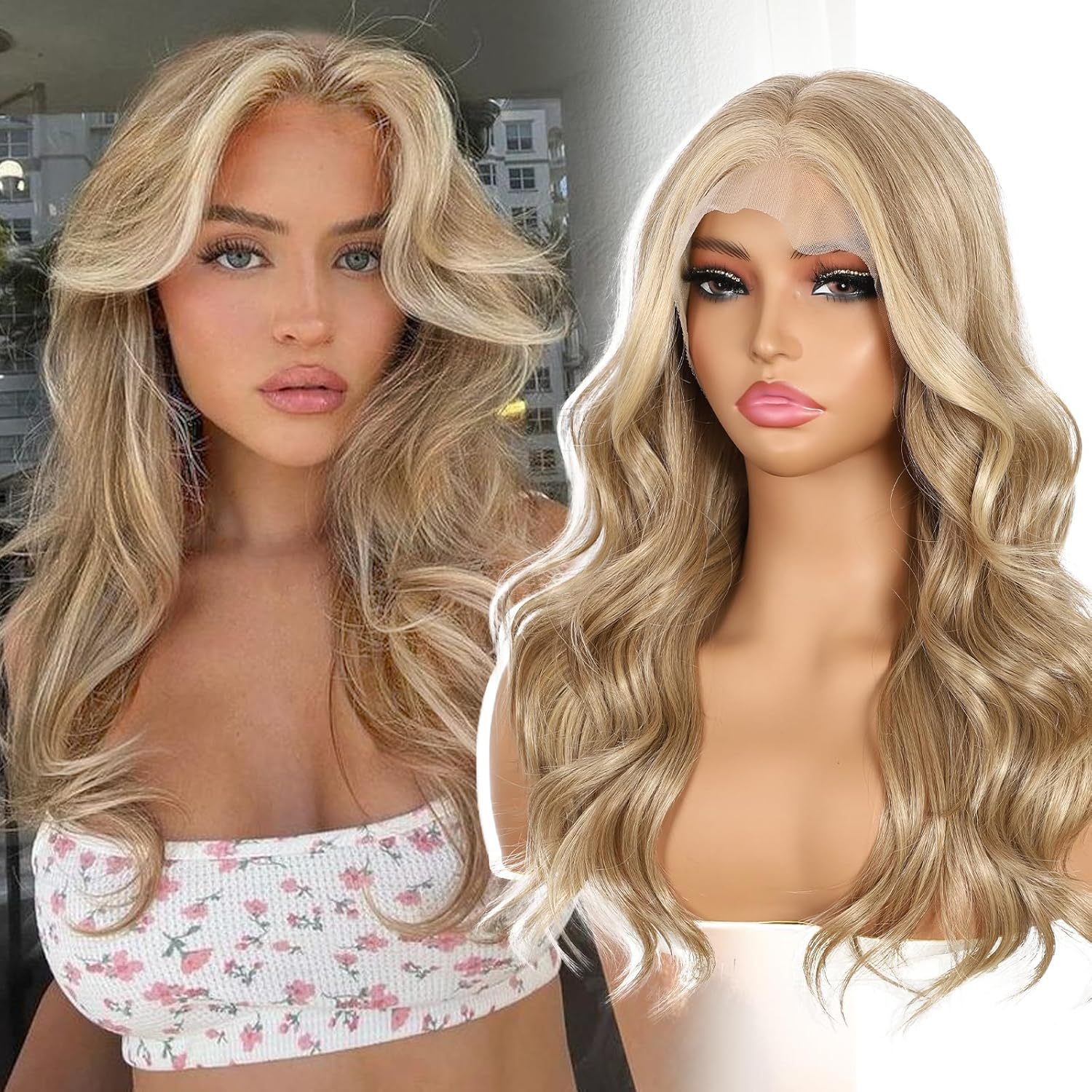 Ash blonde highlight