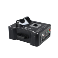 Machine à brouillard vertical LED RGB Nebula ML-15 1600W avec contrôle DMX 7 canaux, télécommande et commande manuelle, 110-230V, garantie 1 an, idéale pour mariages et DJ