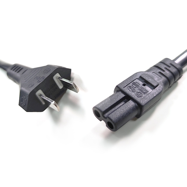 C7 Power Cords&extension Cords US Polarized Power Cord 2.5A 250V AC Plug 2Pin Power Cord USA