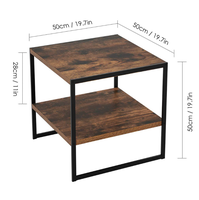 Table basse en bois de style ferme moderne CHICON avec roulettes, tabourets, design emboîtable pour bureau, salon, origine Zhejiang, modèle