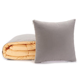 Coussin décoratif carré Sdd-8028 en fibre 100 % polyester, couleur unie, minimaliste, pliable, lavable en machine pour chambre à coucher - Product Image 1