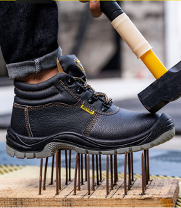 Botas de Seguridad Industriales Ligeras Guyisa OEM para Hombre, Botas de Trabajo de Seguridad con Puntera de Acero - Product Image 3