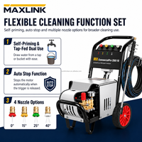 Fournisseur de nettoyeurs haute pression commerciaux OEM MAXLINK, 200 bars, 16 L/min, 5,5 kW, électrique, 220 V/380 V, garantie 1 an pour les commandes en gros