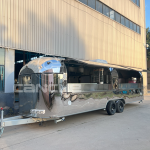 Chariot de restauration personnalisé, cuisine mobile, pizza, barbecue, remorque alimentaire, machine à snack, camion de nourriture avec deux essieux - Product Image 4