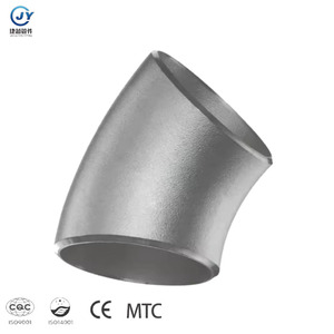 304 thép không gỉ 15 30 45 60 90 135 180 độ công nghiệp liền mạch Hàn khuỷu tay phụ kiện đường ống áp lực cao 1-2-4 inch - Product Image 3