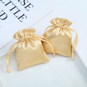 Bolsa de Regalo de Lujo en Satén de 7*9cm, Diseño Nuevo, para Joyería, Pelucas, Anillos, Aretes, Collares, Práctica y Elegante - Product Image 2