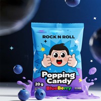 Op maat gemaakte speciale gevormde blauwe bessen snackzak met digitale print, hersluitbare zak, verpakkingspouch voor fruit snoep, handig voor onderweg