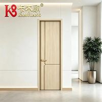 Portes intérieures modernes en bois massif composite MDF mélaminé polymère, isolation acoustique, construction durable, garantie 1 an, salle de bain, chambre à coucher