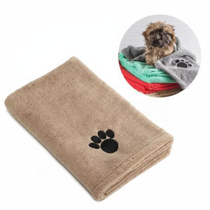 Serviettes de toilettage pour animaux de compagnie en microfibre absorbante, écologiques, pour le bain des chiens, séchage rapide, utilisation en salle de bain, toilettage des chiots - Product Image 2