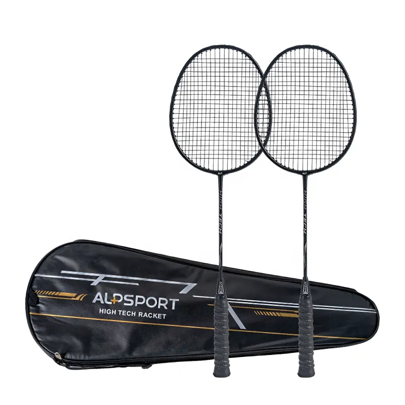 ALP RR 4U G4 100% Original Design Carbon Fiber 22-25Lbs Strung Badminton Racket With Free String Grips Offensive Type Pro Racque