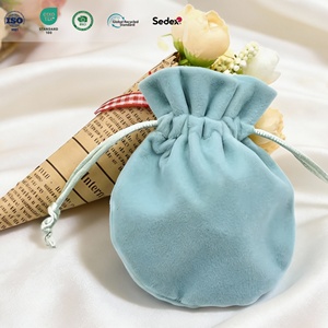 Bolsas de Terciopelo de Alta Calidad con Cordón, Personalizables con Logotipo, para Regalos y Joyería, Promoción de Marca, Venta al Por Mayor - Product Image 2