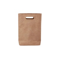 Sacs en papier personnalisés imprimés, sacs fourre-tout en papier kraft lavables, fabriqués à partir de matériaux écologiques supranaturels pour le shopping et les cadeaux