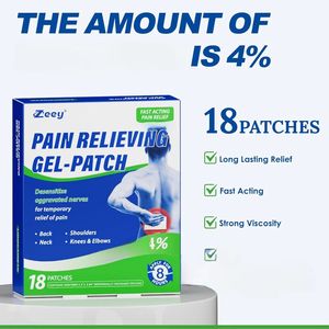 แผ่นแปะบรรเทาอาการ<span class=keywords><strong>ปวด</strong></span> CSI Advanced 4% สูตรยา<span class=keywords><strong>ชา</strong></span> 1% เมนทอล ออกฤทธิ์เร็ว ซึมลึก สำหรับกล้ามเนื้อที่เจ็บปวด - Product Image 1