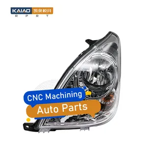 KAIAO şeffaf kafa lambaları kırmızı arka lambaları özel ürünler ABS verici yedekleri PC buhar parlatma araba LED CNC işleme
