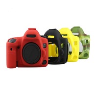 Housse de protection pour appareil photo numérique en silicone durable chaud étui étanche à la poussière pour Canon 5D-4
