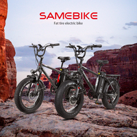 Vélo électrique tout-terrain OEM 20 pouces avec batterie lithium-ion 48V10Ah, moteur puissant 250W500D et pneus larges 4.0