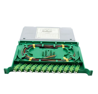 Plateau de connexion optique ODF à disque de fusion pour fibres optiques 12/24, avec pigtail LC UPC/APC/OM1/OM2/OM3/OM4