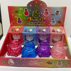Jouet Squishy Père Noël en TPR à texture de bonbon de malt, à rebond lent, anti-stress, pour enfants et adultes - Product Image 4