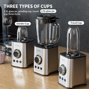 Ranbem Blender 2L Stainless Steel Glass Jar Multifunctional Smoothie Juicer Household Electric Mixer - Product Image 3