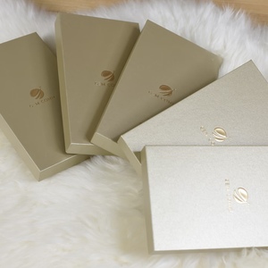 Custom Designed Luxury 2-Piece Gift <b>Box</b> with <b>Removable</b> Lid Handmade Jewelry Necklace Skin Care Products Household Use - Product Image 2