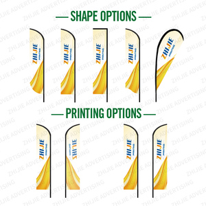 Bán buôn tùy chỉnh bay bãi biển Cờ biểu ngữ ngoài trời lông khuyến mại Cờ & biểu ngữ - Product Image 3