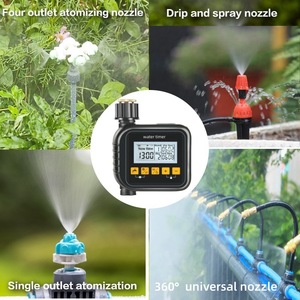 Smart Water <b>Timer</b> With Rain Sensor Outdoor Drip Irrigation System Battery Powered Garden Irrigation Tool A1 Model - Product Image 4