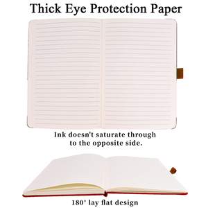 Promotion bas quantité minimale de commande en gros A5 A6 A7 personnaliser Macaron blanc ligné couverture rigide couleur blanc couverture rigide avec logo personnalisé - Product Image 5