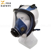 Masque à gaz intégral de haute qualité avec double cartouche filtrante, respirateur réutilisable en tissu non tissé, marque XPRO/ODM, pour produits chimiques