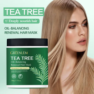 Après-shampoing Rafraîchissant au Théier pour le Cuir Chevelu, Masque Capillaire Anti-Pelliculaire, Soin Profond, Marque Privée OEM, Usine Greenlem - Product Image 2