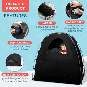 Tienda sensorial escondite calmante portátil Pop-Up Light-Out niños Pop up cama de privacidad tienda interior niños Blackout tienda sensorial - Product Image 5