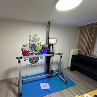 Printer Dinding Seni Mural AI 4K 9600DPI HD16 dengan Sistem Perintah Suara, Pencetakan Inkjet UV Vertikal untuk Seni Mural Pintar