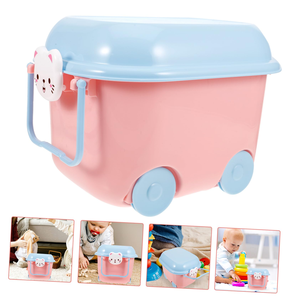 Boîte de rangement pour jouets et collations pour enfants avec roulettes, thème dessin animé, pour organiser les vêtements de bébé et les blocs de construction - Product Image 4