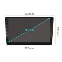 Pemutar Multimedia Mobil Universal 9 Inci - CarPlay & Android Auto Nirkabel - Stereo Mobil Android 13 2+32G - WiFi 4G GPS 1280x720 HD