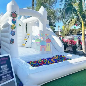 <span class=keywords><strong>Casa</strong></span> hinchable para niños, fiesta de Carnaval de grado comercial al aire libre, pelota de juego suave, pit and slide - Product Image 1