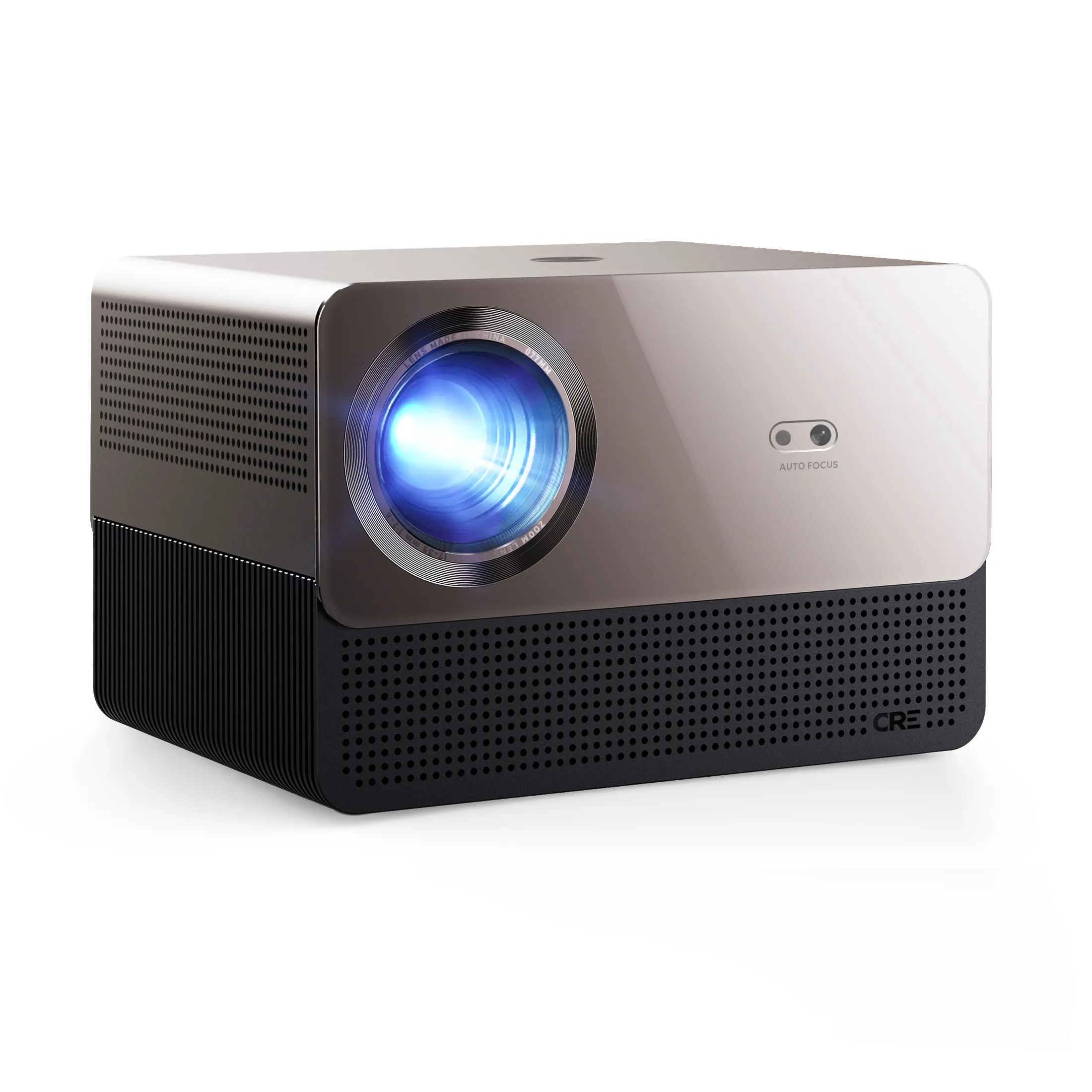 CRE OEM 1080P FHD Projector 750 ANSI Lumens Android 9.0 Smart video minbi Projector Home Theater hotel Projector use day time