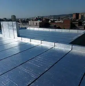 Venta caliente adhesivo SBS betún modificado de membrana impermeable con papel de aluminio película