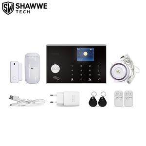 Système d'alarme de sécurité domestique WIFI 2G 3G 4G GSM, clavier ABS RFID, 11 langues commutables, détecteur de mouvement PIR, Tuya Smart, pour personnes âgées, 433 MHz, portable - Product Image 1