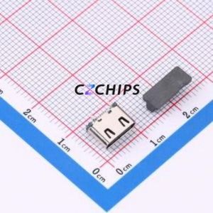 HC-TYPE-C-16P-LT036E USB Connector SMD Connector ( Connector Type: Type-C )( Gender: Female )( Mounting Type: Vertical Mount ) - Product Image 1