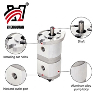 Pompe hydraulique à double engrenage haute pression Zhengquan HGP-11A-F3/3R, pompe à huile compacte pour unité de puissance de machines agricoles