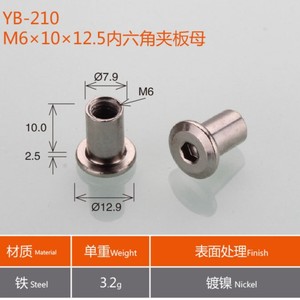 หัวน๊อตหกเหลี่ยมซ็อกเก็ตเหล็กเกรด ISO 965 6H สำหรับเฟอร์นิเจอร์และตกแต่งบ้าน - Product Image 5