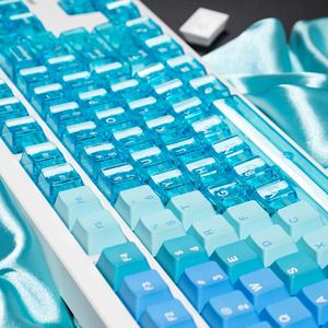 Mintcaps 208 Keys เชอร์รี่โปรไฟล์ PBT สีย้อมโปร่งใสพีซีแป้นพิมพ์กล - Product Image 6