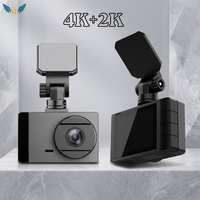 Caméra embarquée double 4K+2K avec moniteur de stationnement 24H, Wi-Fi intégré et contrôle par application, écran IPS pour voiture
