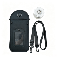 Pochette de téléphone verrouillable personnalisée en néoprène avec boucle magnétique, sac Faraday anti-ondes pour l'école