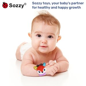 Calcetines <span class=keywords><strong>de</strong></span> Animales Lindos <span class=keywords><strong>de</strong></span> Nuevo Diseño Sozzy para Bebés y Niños, Juguetes <span class=keywords><strong>de</strong></span> Sonajero, Sonajero <span class=keywords><strong>de</strong></span> Muñeca y Calcetines <span class=keywords><strong>de</strong></span> Pie - Product Image 5