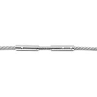 Connecteur de câble en acier 304 réglable à 2 sections avec vis de tension pour fixation d'extrémité de câble