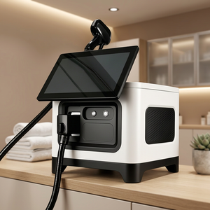 Appareil d'épilation au laser à diode 808 à refroidissement par glace à 3 ondes, 2500 W, approuvé CE, pour tous les types de peau, portable, usage commercial et domestique - Product Image 1