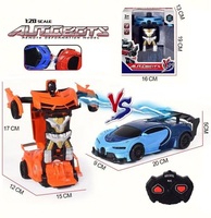 Coche Deportivo de Control Remoto con Transformación, Modelo de Vehículo Deportivo, Robot de Juguete