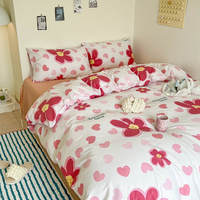 Ensemble de literie pleine grandeur, drap de couette et taie d'oreiller, ensembles de couette King en coton