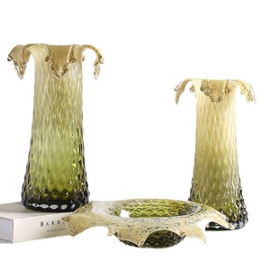 Juego de Jarrones de Lujo para Frutas, Jarrón Hidropónico de Color Degradado para Escritorio, Jarrones Creativos Delicados - Product Image 5