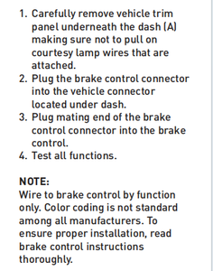 Hopkins 53045ブレーキコントロールコネクタ (ユニバーサル) ブレーキ制御配線ハーネス31インチ - Product Image 4